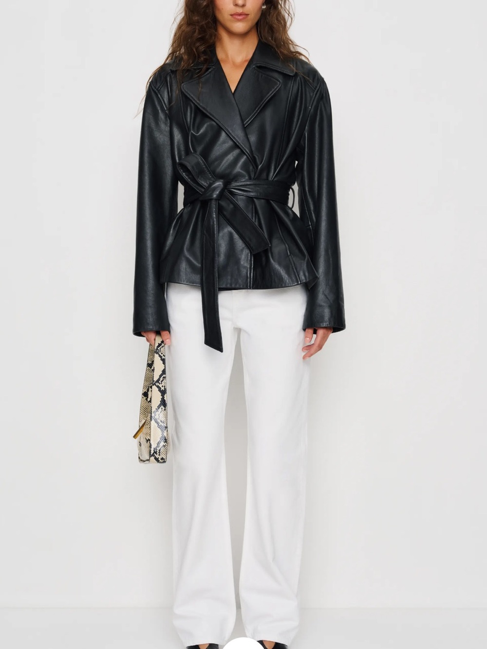 BNWT Reformation Veda Jaden Cropped Trench